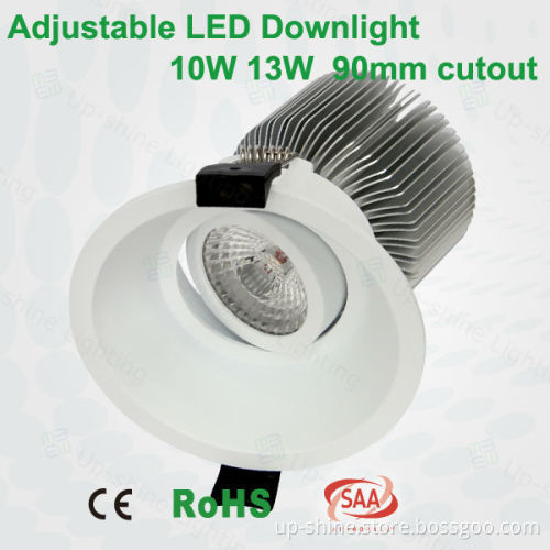 5 years 36/60 degree Anti-glare lens Sharp brand COB led downlight matching with C-bus dimming system